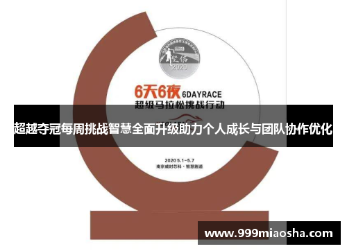 超越夺冠每周挑战智慧全面升级助力个人成长与团队协作优化